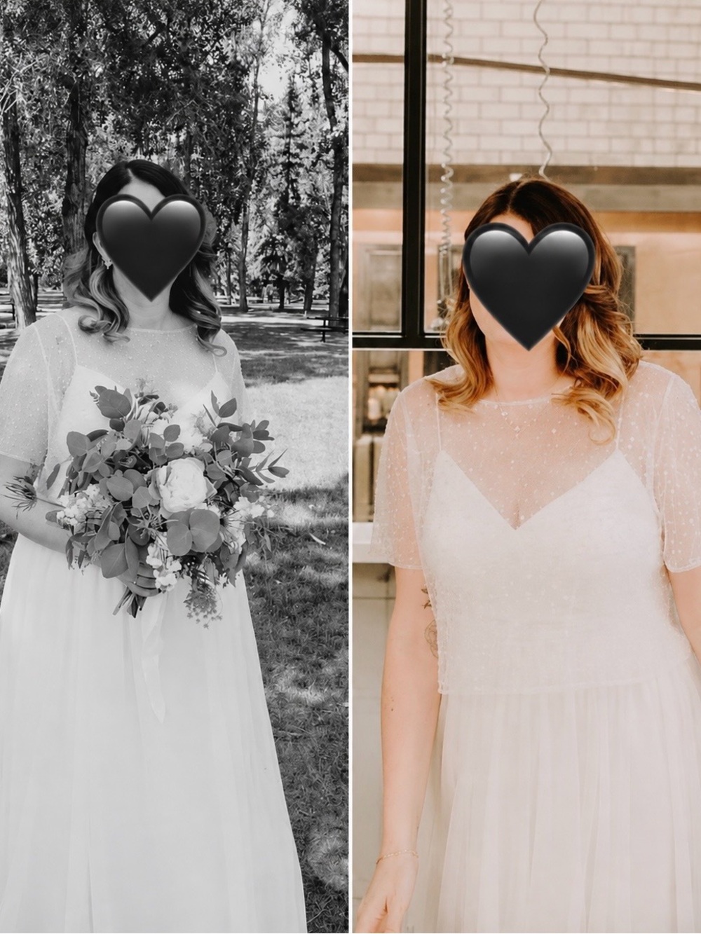 Ethereal Ivory Bridal Gown - dress only (not overlay)